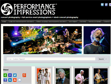 Tablet Screenshot of performanceimpressions.com